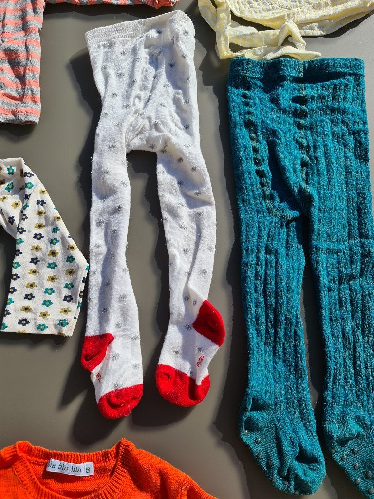 witte kousenbroek, broekkousen met grijze sterren,80, Enfants & Bébés, Vêtements de bébé | Packs de vêtements pour bébés, Enlèvement