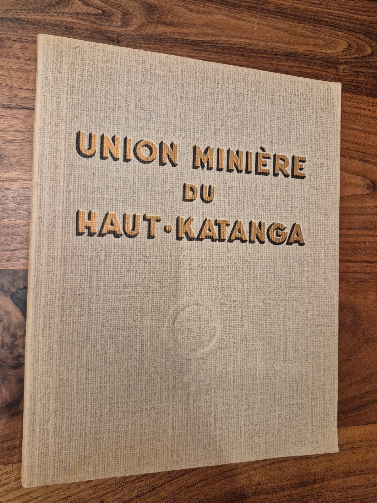 Union Minière du Haut-Katanga, Monographie 1954, Enlèvement ou Envoi, Utilisé, Afrique