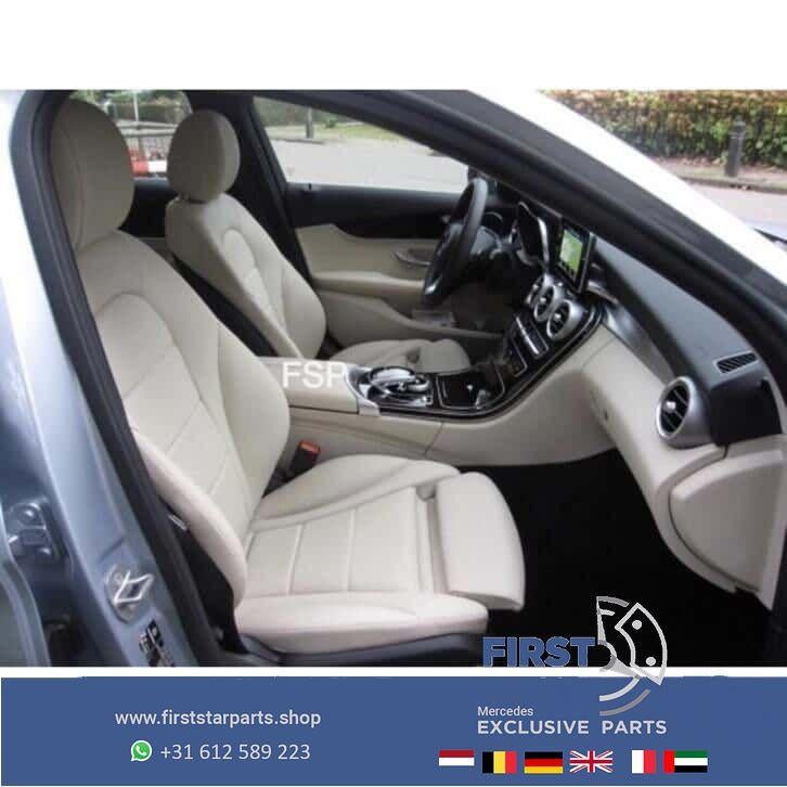 W205 Espresso Beige Interieur VolLeder Mercedes C Klasse 205, Utilisé, -, -, Enlèvement ou Envoi