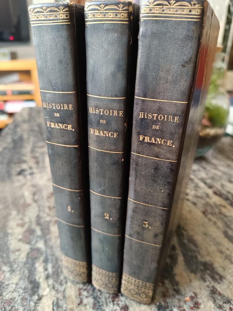 Histoire de France, 3-delig, 1824. Charles Lacretelle., Antiek en Kunst, Ophalen of Verzenden