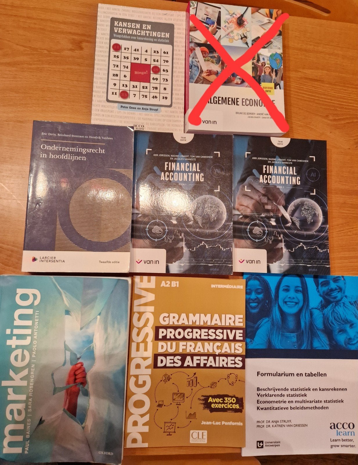 TEW 1ste jaar Universiteit Antwerpen Boekenpakket, Boeken, Ophalen of Verzenden, Zo goed als nieuw, Overige niveaus