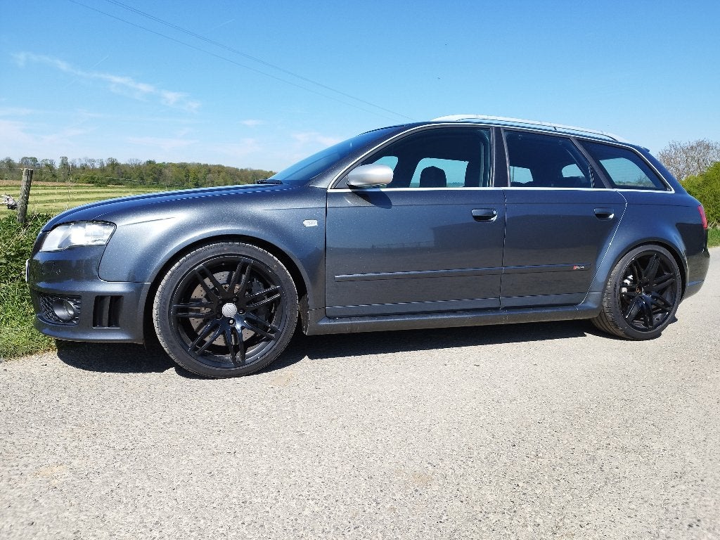 AUDI RS4 B7 DAYTONA GRIJS, Auto's, Audi, Bluetooth, 1780 kg, 4200 cc, Leder