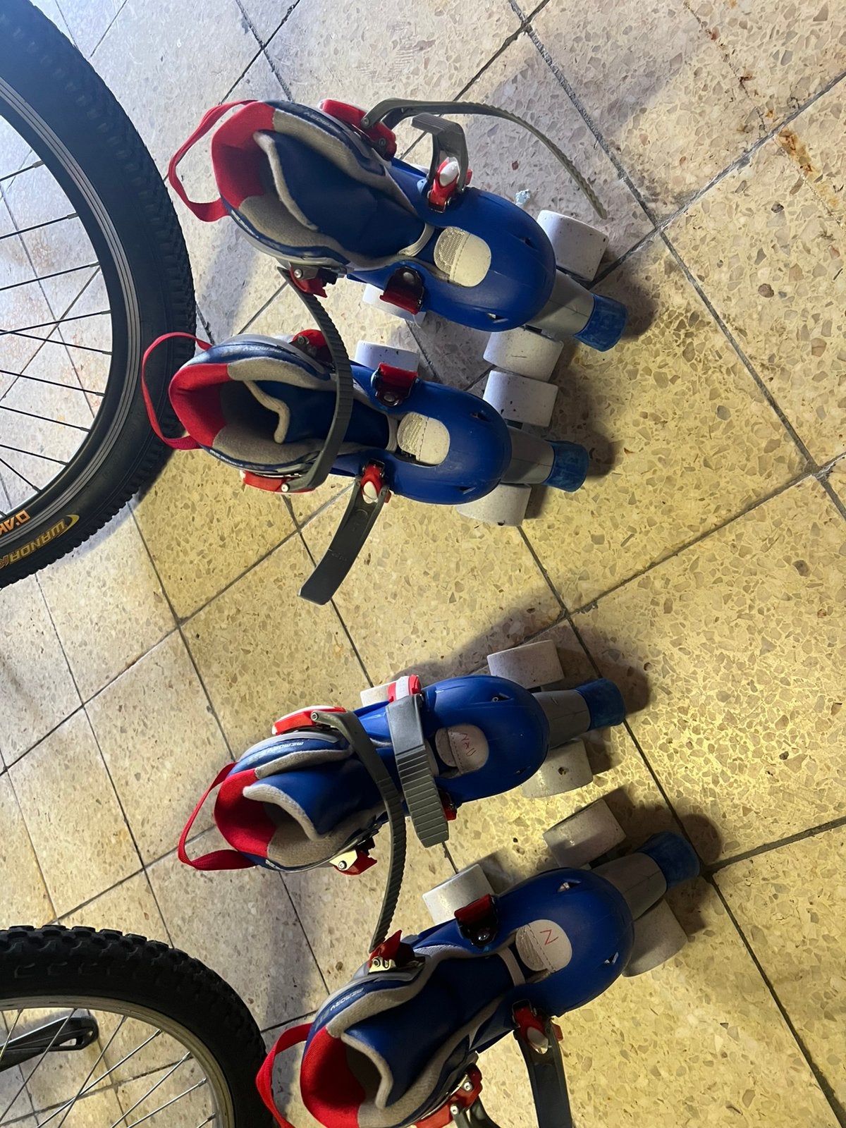 Rollschaatsen, Ophalen, Gebruikt