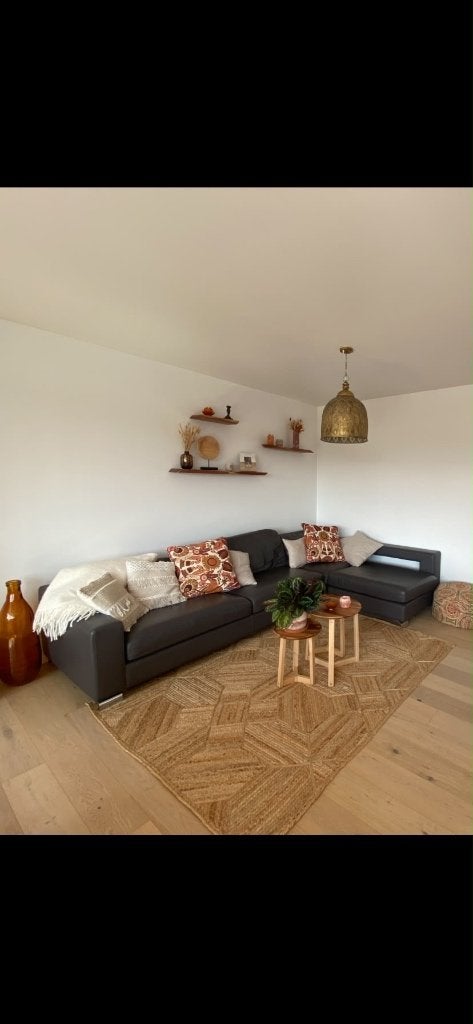 Leren zetel, Huis en Inrichting, Ophalen, Hoekbank, 300 cm of meer, Leer