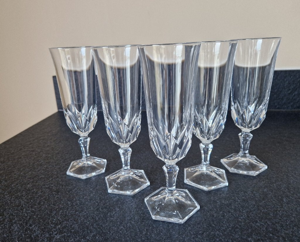 Kristallen glazen - Cristal d'Arques Chaumont, Ophalen