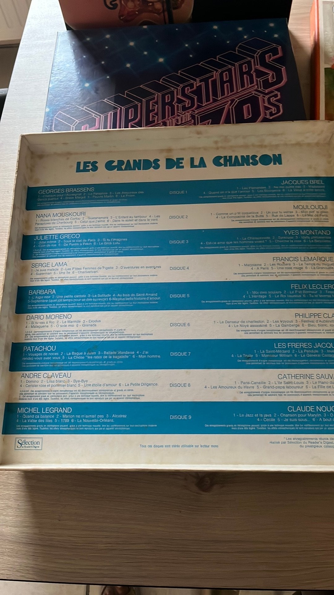 Anciens coffrets 33 tours, Enlèvement, Pièce, Avec protection anti-poussière