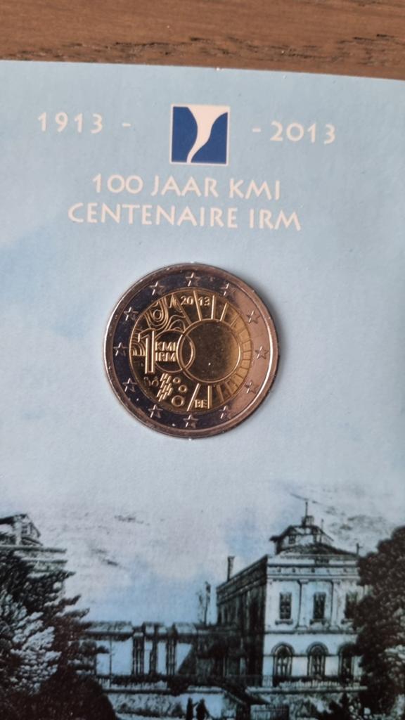 100 jaar kmi, Postzegels en Munten, Ophalen, 2 euro