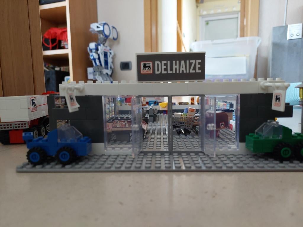 Lego delhaize shop, Ophalen of Verzenden