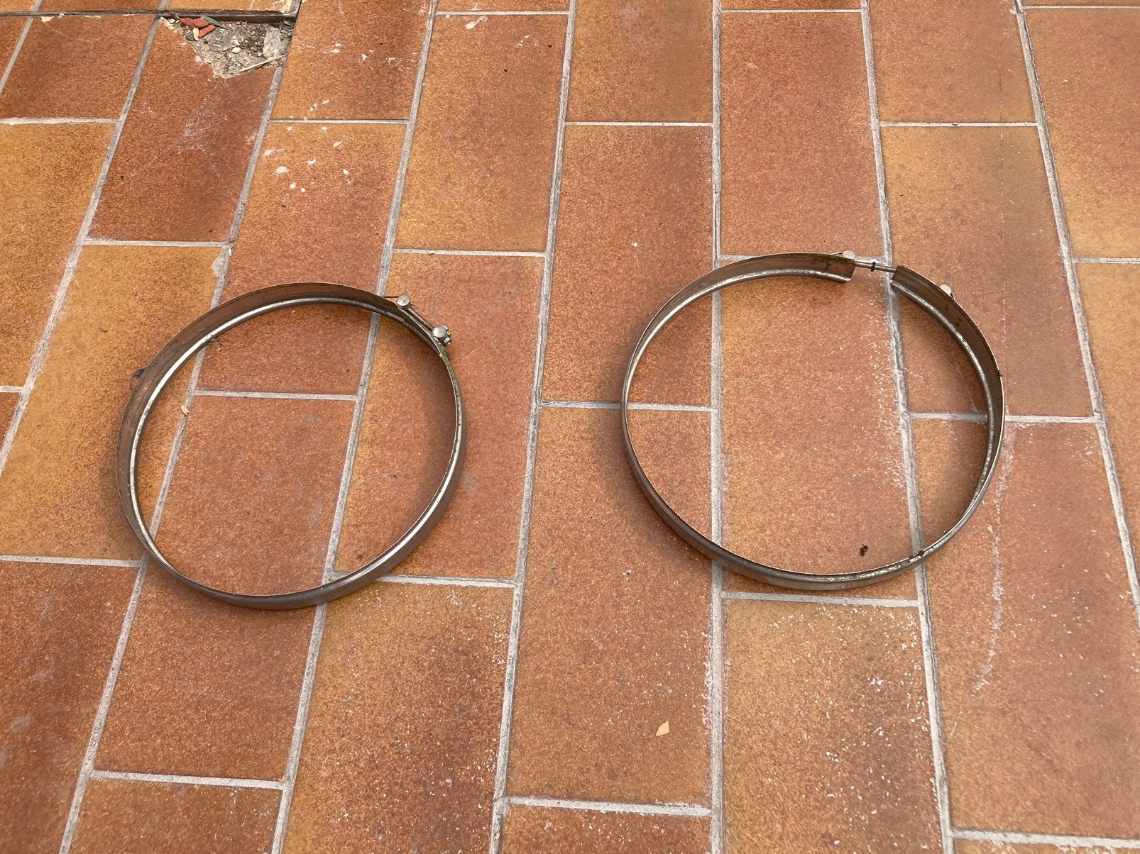 Geïsoleerde rvs schoorsteenbuizn + toebehoren, Ophalen, Gebruikt