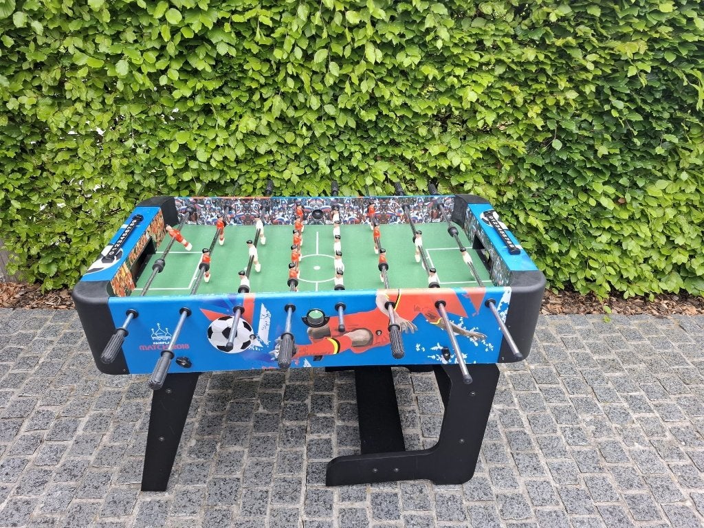 Tafelvoetbal, Ophalen, Gebruikt
