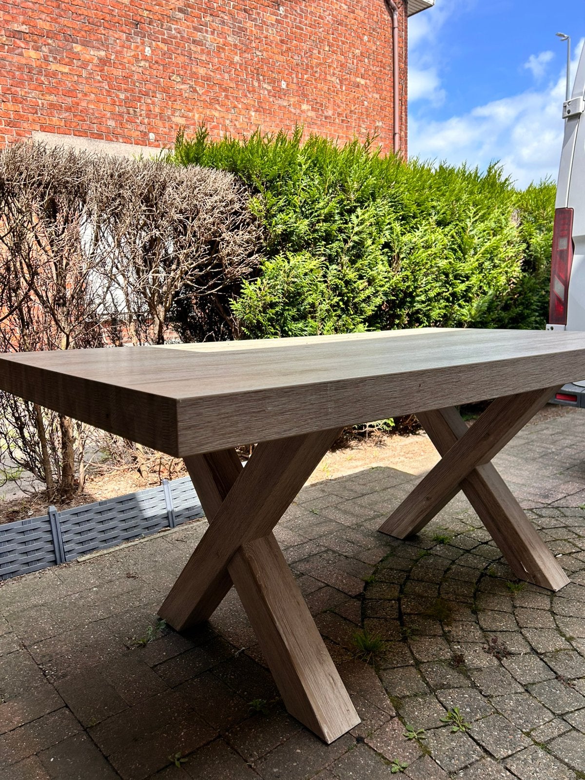 Saloneettafel, Tuin en Terras, Ophalen of Verzenden, Zo goed als nieuw, Eettafel