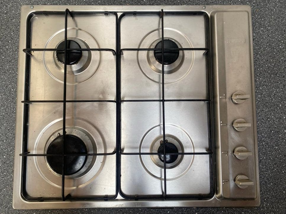 SMEG SELEZIONE S64S - Kookplaat op gas, Elektronische apparatuur, Kookplaten, Zo goed als nieuw, Inbouw, Gas, 4 kookzones, Ophalen