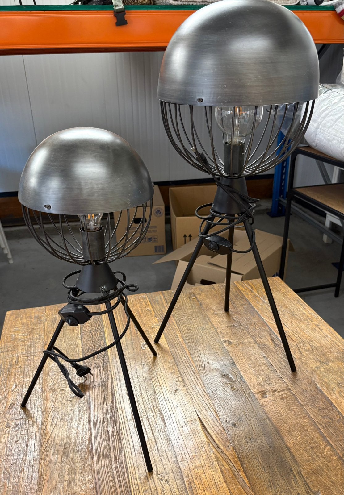 Lampen op statief, Ophalen, Zo goed als nieuw