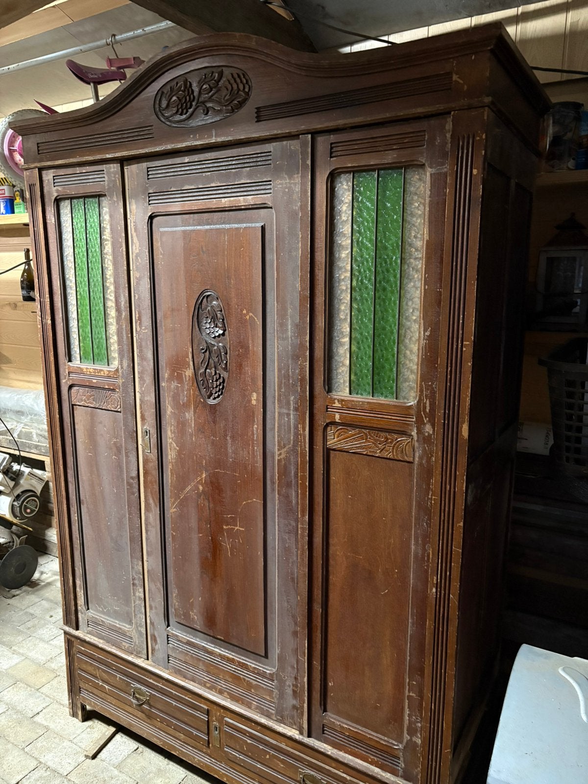 Antieke Hal/kleer kast, Ophalen