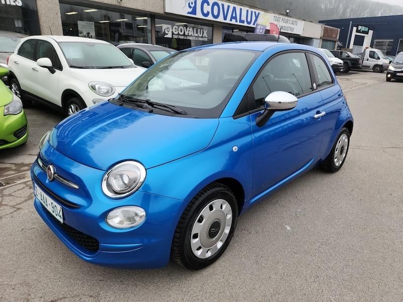 Fiat 500 1200CC essence avec 69000 km de 2018 "Moto46", Auto's, Fiat, 4 zetels, Euro 6, Blauw, Grijs