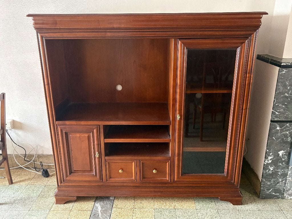 tv kast, kerselaar, Ophalen, 100 tot 150 cm, 100 tot 150 cm, Zo goed als nieuw