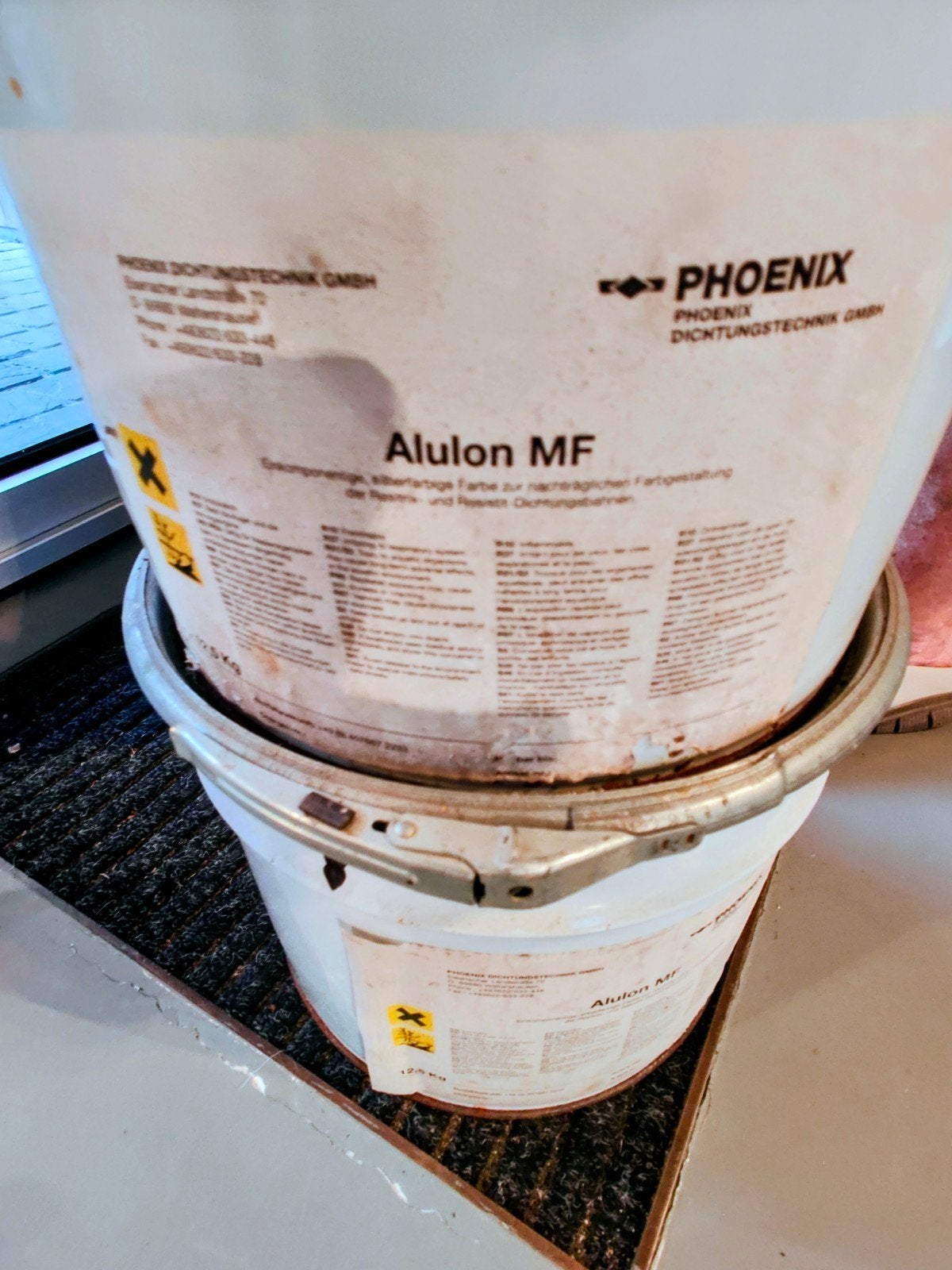 3x Phoenix Alulon MF Dakcoating 12,5kg - Ongeopend!, Doe-het-zelf en Bouw, Ophalen, Nieuw, Verf, 10 tot 15 liter