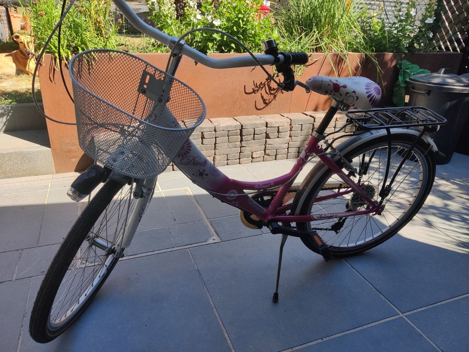Meisjesfiets Diva 24inch, Gebruikt, Velgrem, 1 kind, Ophalen