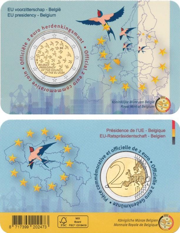 CC 2 euro België 2024 Voorzitter EU Vlaams, Ophalen of Verzenden, België, 2 euro