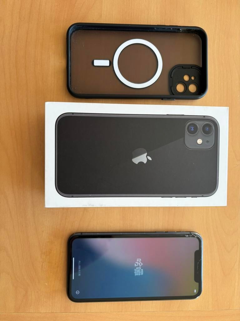 Iphone 11 64 gb, Telecommunicatie, Mobiele telefoons | Apple iPhone, Zwart, Zo goed als nieuw, 64 GB, IPhone 11