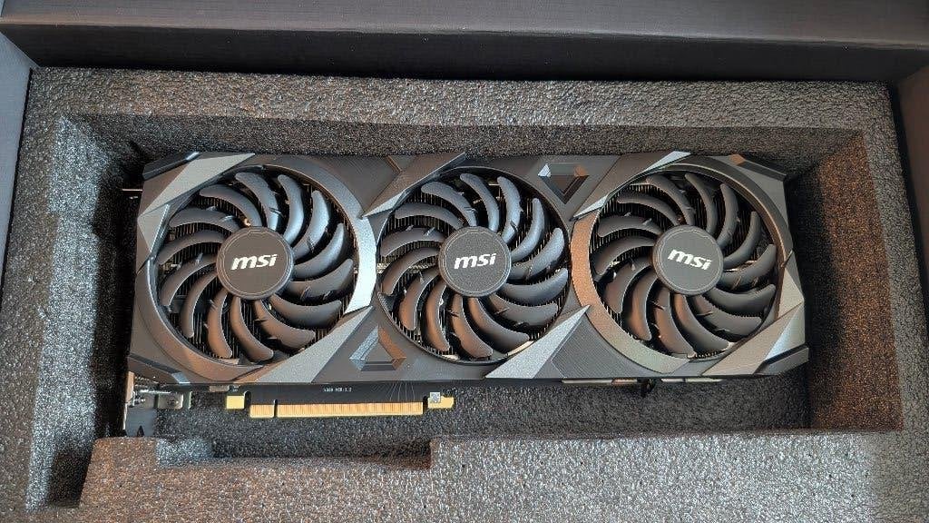 Geforce RTX 3080 Ventus 3x 10G OC, Informatique & Logiciels, Cartes vidéo, Utilisé, Nvidia, PCI-Express 4.0, GDDR6, HDMI, DisplayPort