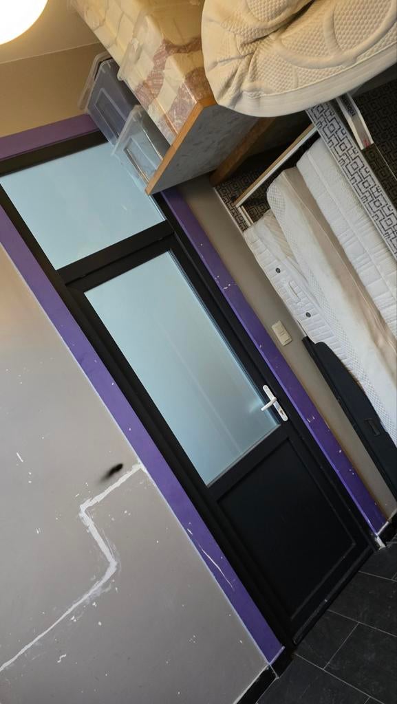 porte pvc vitrée en parfait état dimensions 88cmx300 cm, Enlèvement ou Envoi