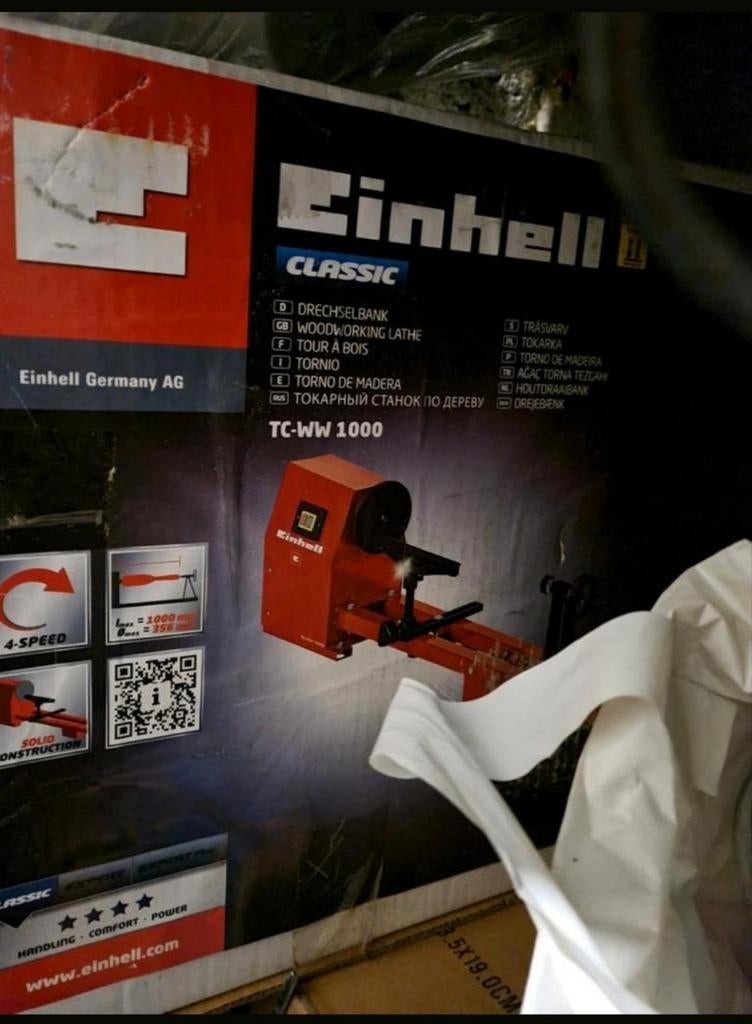 Tour à bois Einhell neuf, Enlèvement, Tour à bois