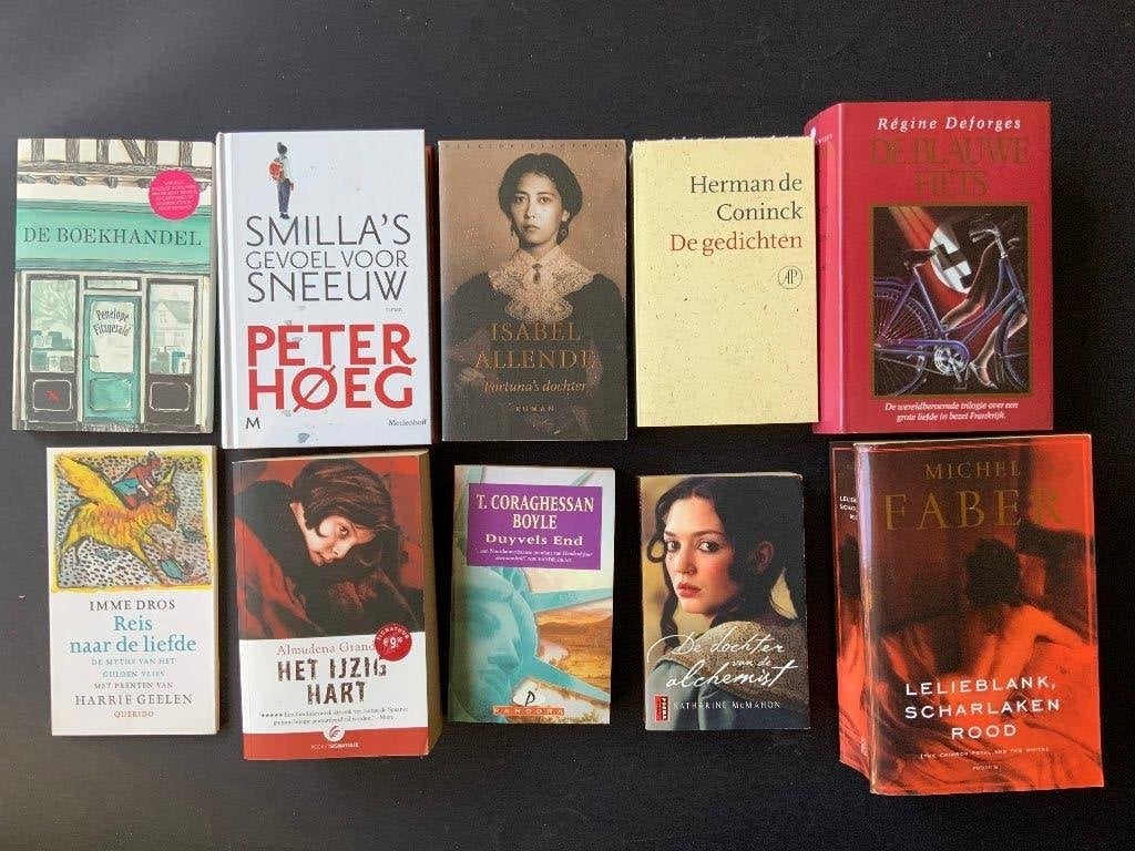 lot van 10 romans in prima staat, Ophalen of Verzenden, Zo goed als nieuw, Diverse auteurs