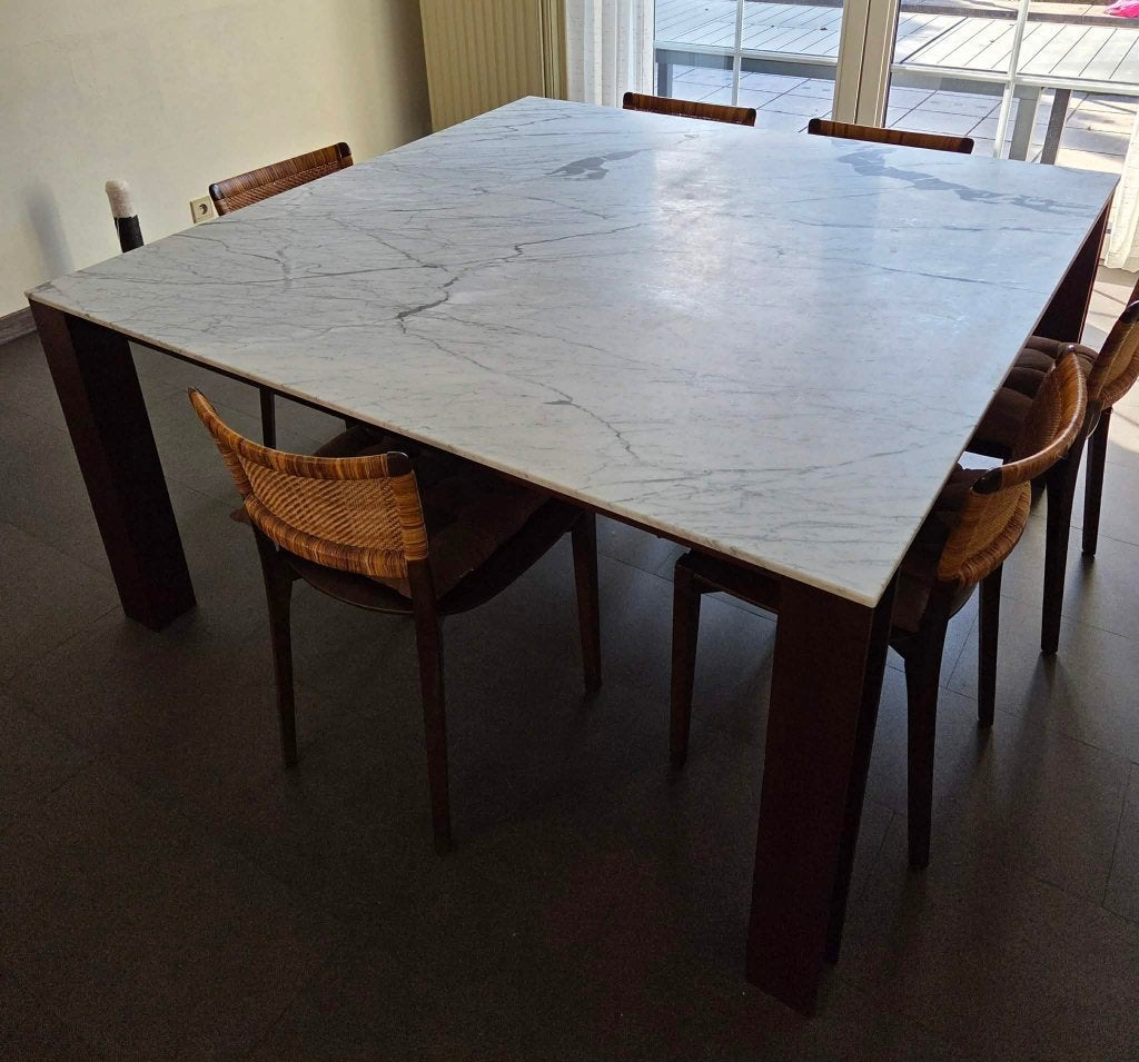 Table de salle à manger, 150 à 200 cm, Cinq personnes ou plus, 150 à 200 cm, Carré