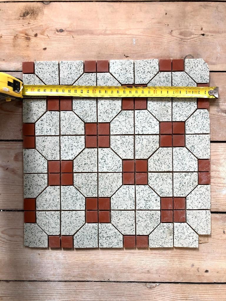 12,5 m2 Retro Mozaïektegels (nieuw in doos), Doe-het-zelf en Bouw, Tegels, Ophalen, Nieuw