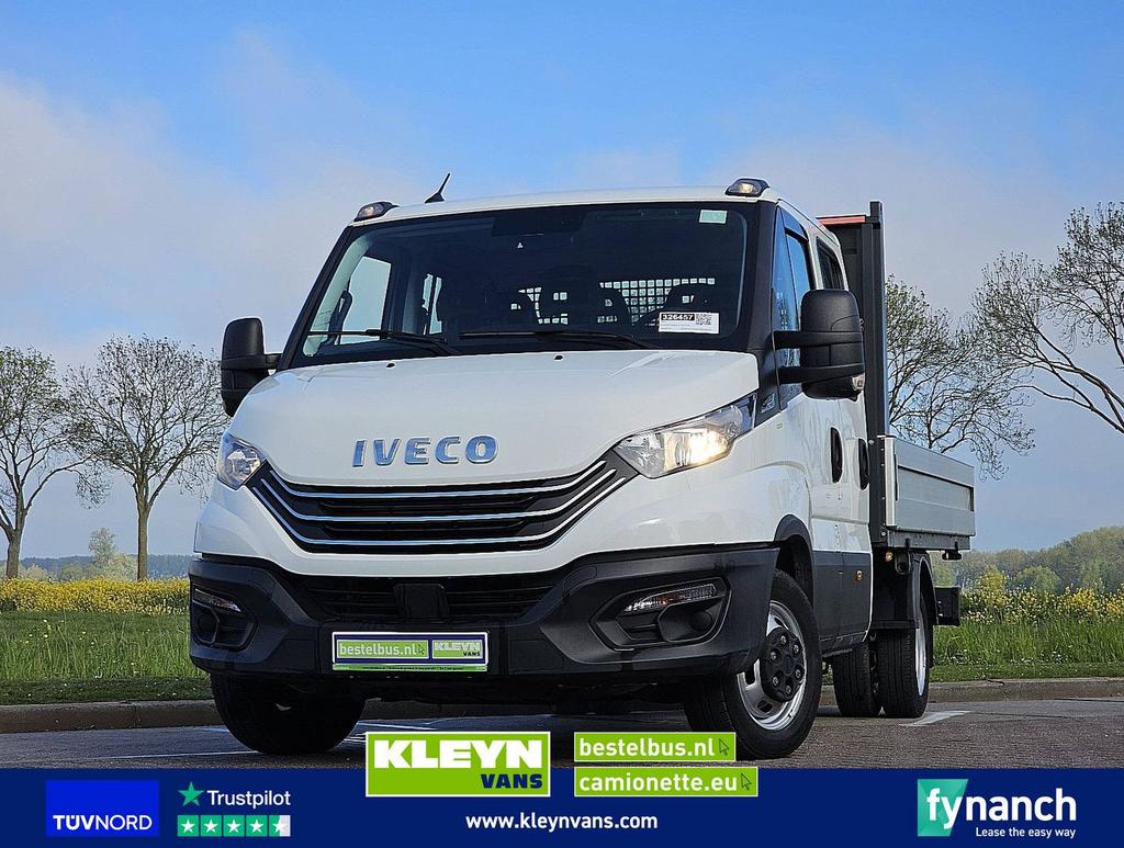 Iveco DAILY 35C14 Dub.Cab Open-Laadbak, Auto's, Automaat, Iveco, Wit, Bedrijf