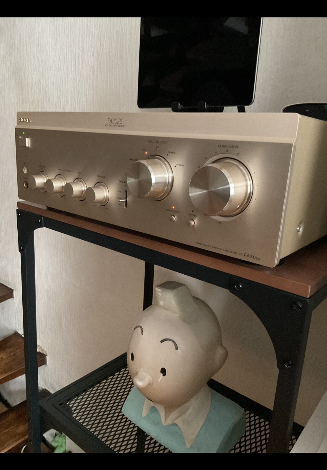 Sony fa30es 2x80w serie ES Gold ampli sans tele commandes, Enlèvement, Comme neuf