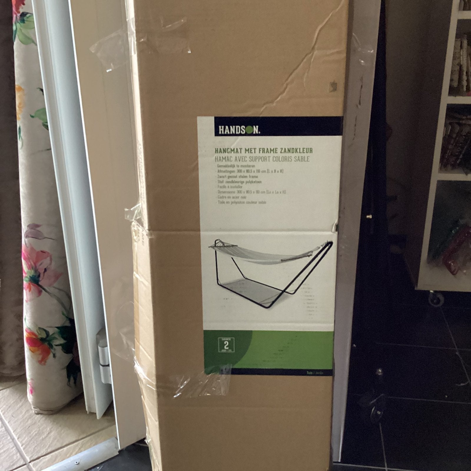 Hangmat, Tuin en Terras, Hangmatten, Ophalen, Met standaard, Zo goed als nieuw, Eenpersoons