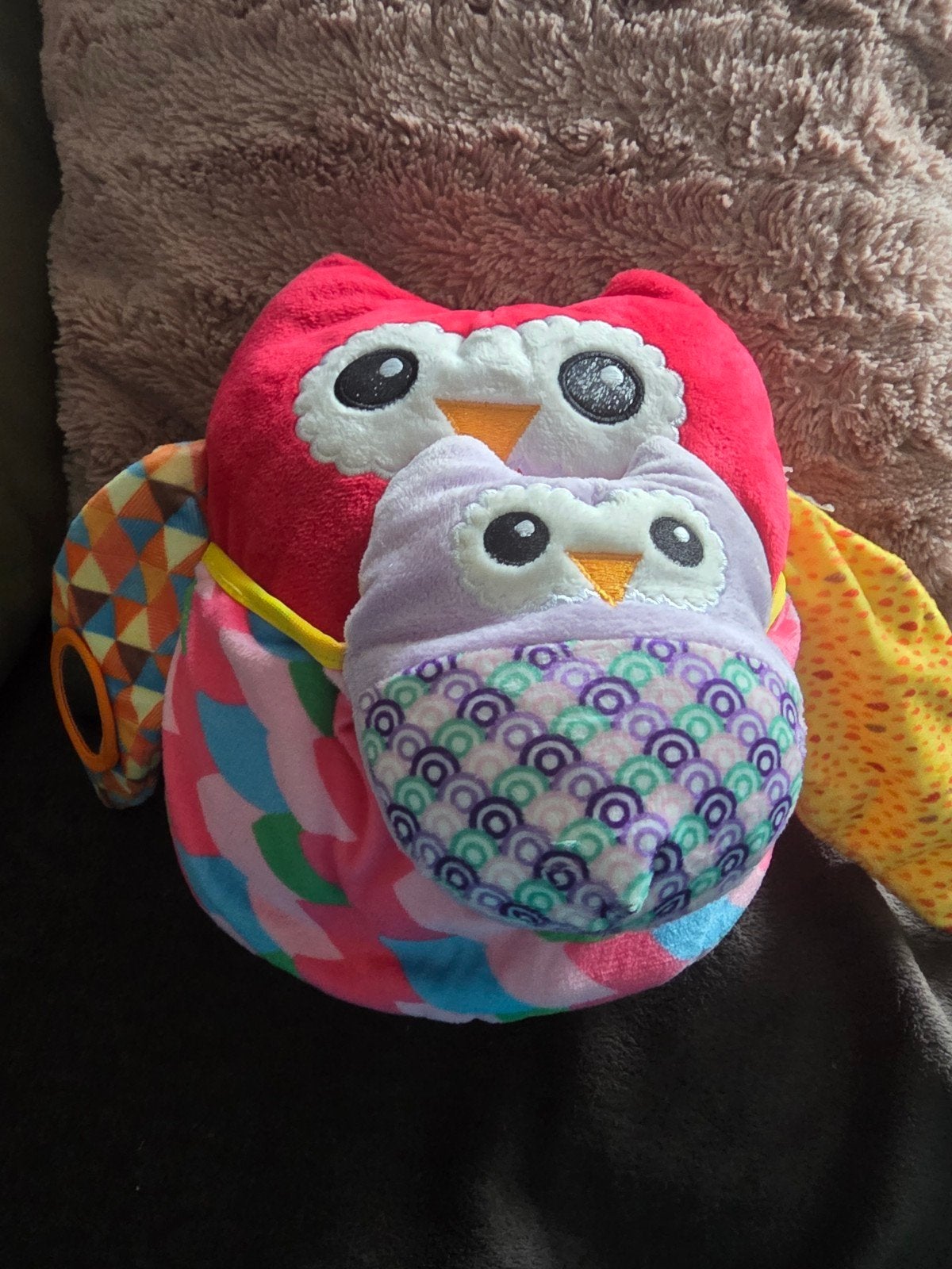 🦉🦉🦉activiteitenspeelgoed knuffel Manhattan Toy🦉🦉🦉, Ophalen of Verzenden, Zo goed als nieuw, Ontdekken, Met geluid
