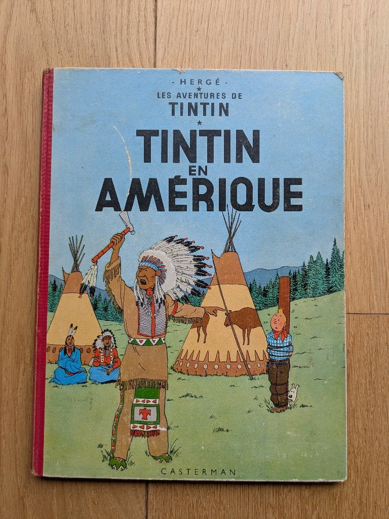 Bd casterman 1958, Boeken, Stripverhalen, Gelezen, Eén stripboek, Ophalen of Verzenden, Hergé.