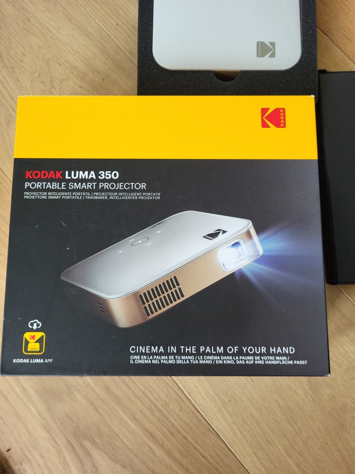 Kodak luma 350 portable smart projector, Ophalen