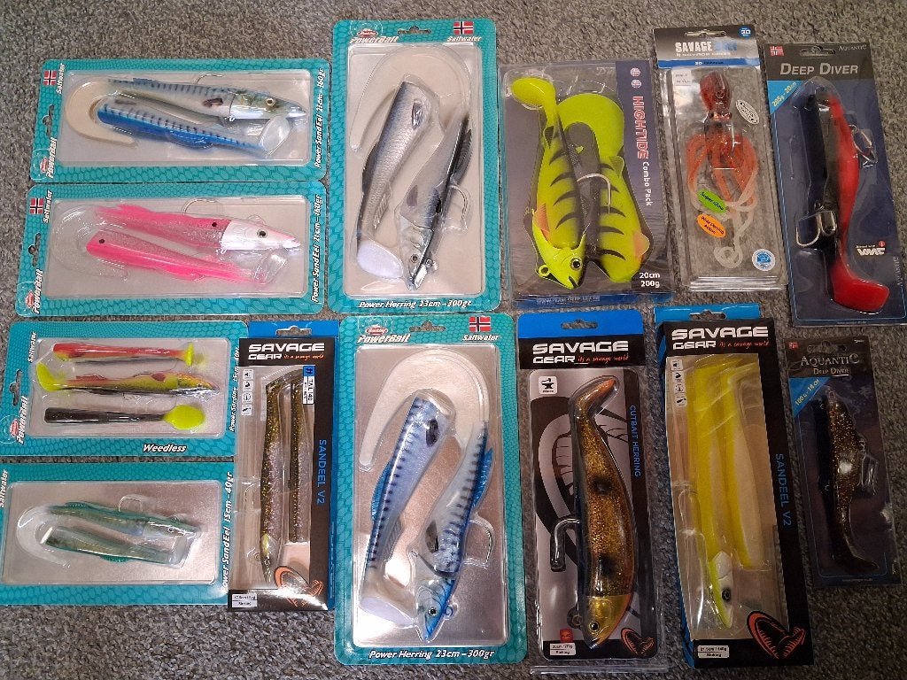 Noorwegen Kunstaas pakket (Heilbot/Kabeljauw/Pollak), Sports nautiques & Bateaux, Pêche à la ligne | Pêche en mer, Enlèvement ou Envoi