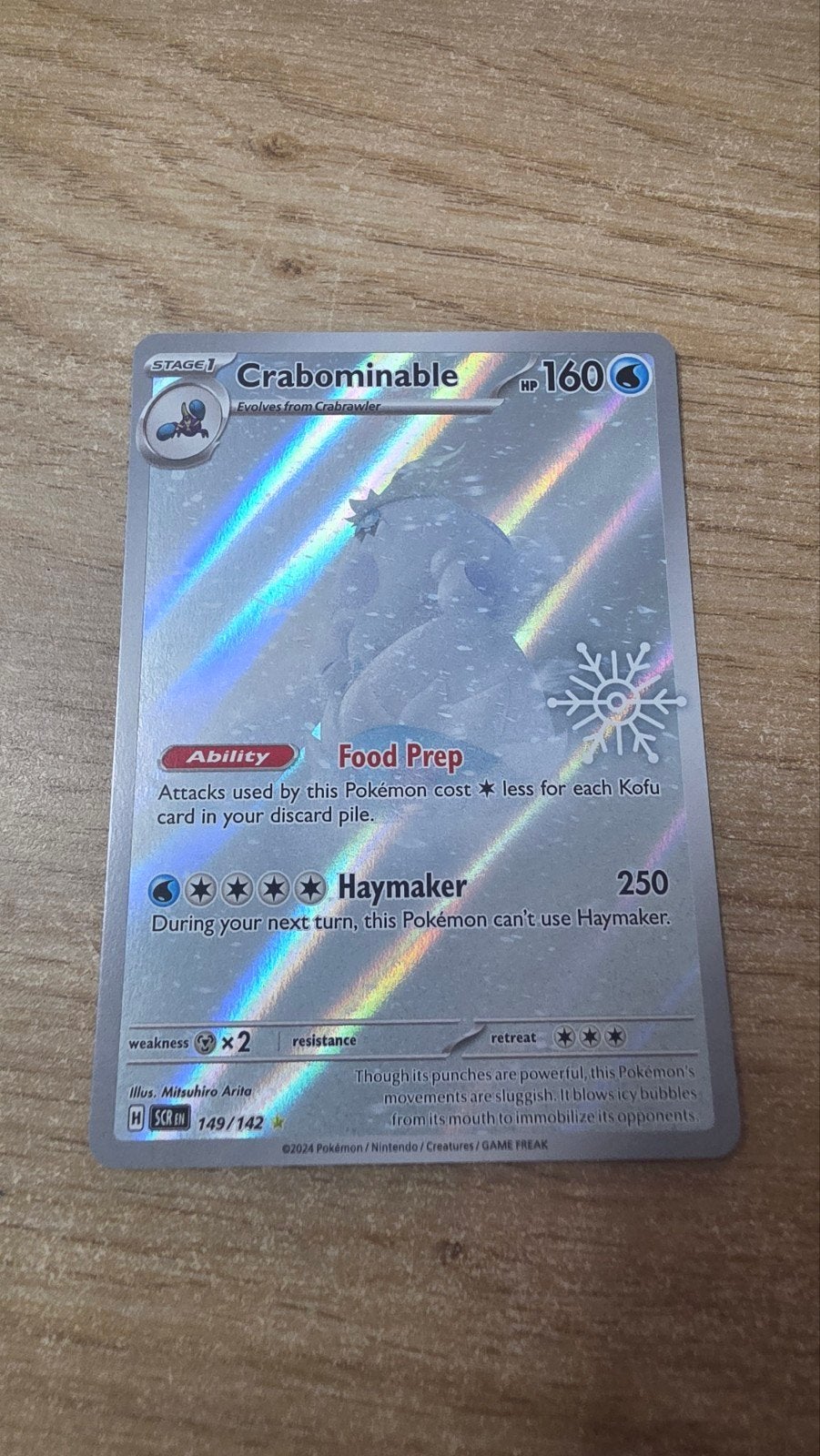 Crabominable 149/142 IR — Scarlet & Violet, Ophalen
