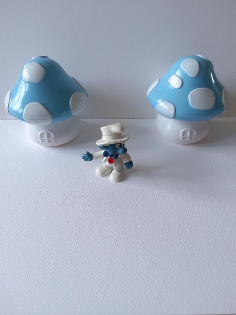 Smurf de bruidegom, Ophalen of Verzenden, Gebruikt, Poppetje, Figuurtje of Knuffel