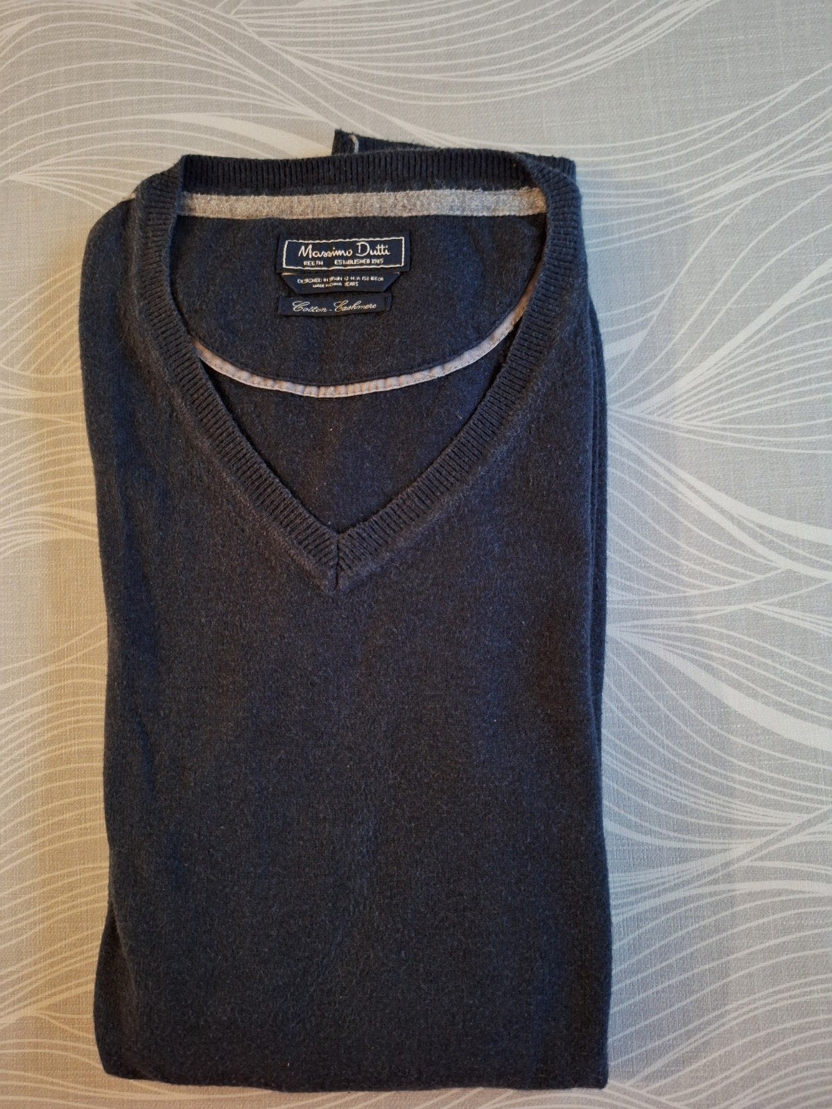 Donkerblauwe pull Massimo Dutti 13-14 jaar, Gebruikt, Trui of Vest, Ophalen of Verzenden, Jongen