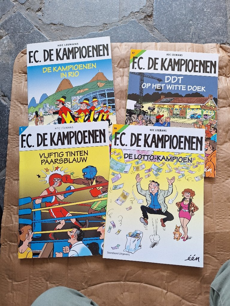 Strips FC De Kampioenen, Boeken, Meerdere stripboeken, Ophalen, Zo goed als nieuw