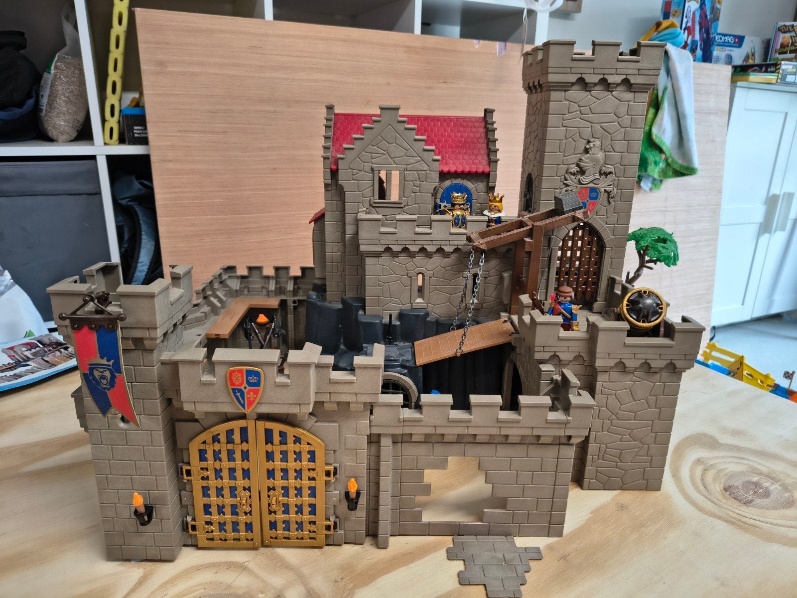 playmobil koningskasteel, Kinderen en Baby's, Speelgoed | Playmobil, Ophalen, Complete set, Zo goed als nieuw, Kasteel/Fort