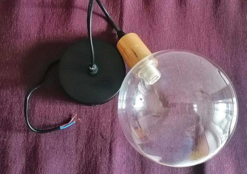Luminaire suspendu en verre Maison du monde, Maison & Meubles, Lampes | Suspensions, Envoi, Comme neuf, Verre
