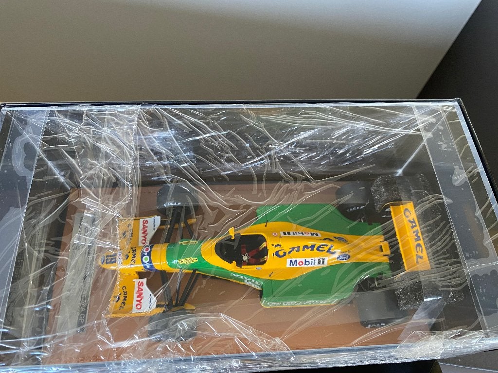 Schumacher- Tecnomodel Spa 1992 winner, Ophalen of Verzenden, Zo goed als nieuw, Auto, Overige merken