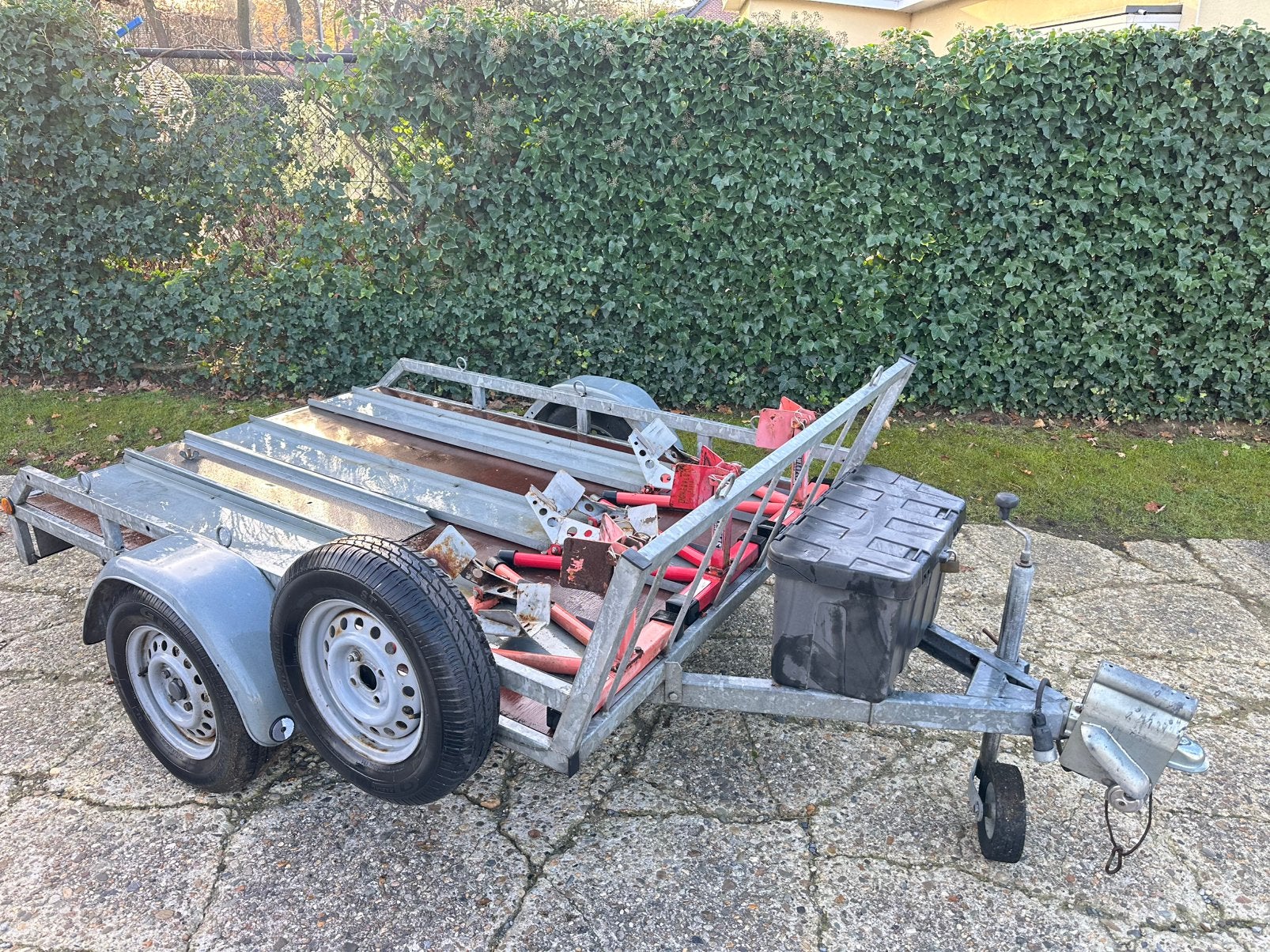 Motor aanhanger Motor Trailer Motor aanhangwagen, Enlèvement, Utilisé