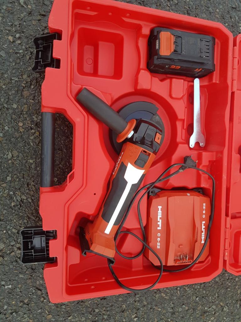 Hilti disqueuse meuleuse AG 6D 22, Enlèvement