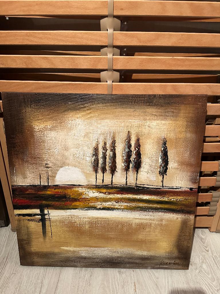 Schilderij op canvas 60cm x 60cm, Ophalen
