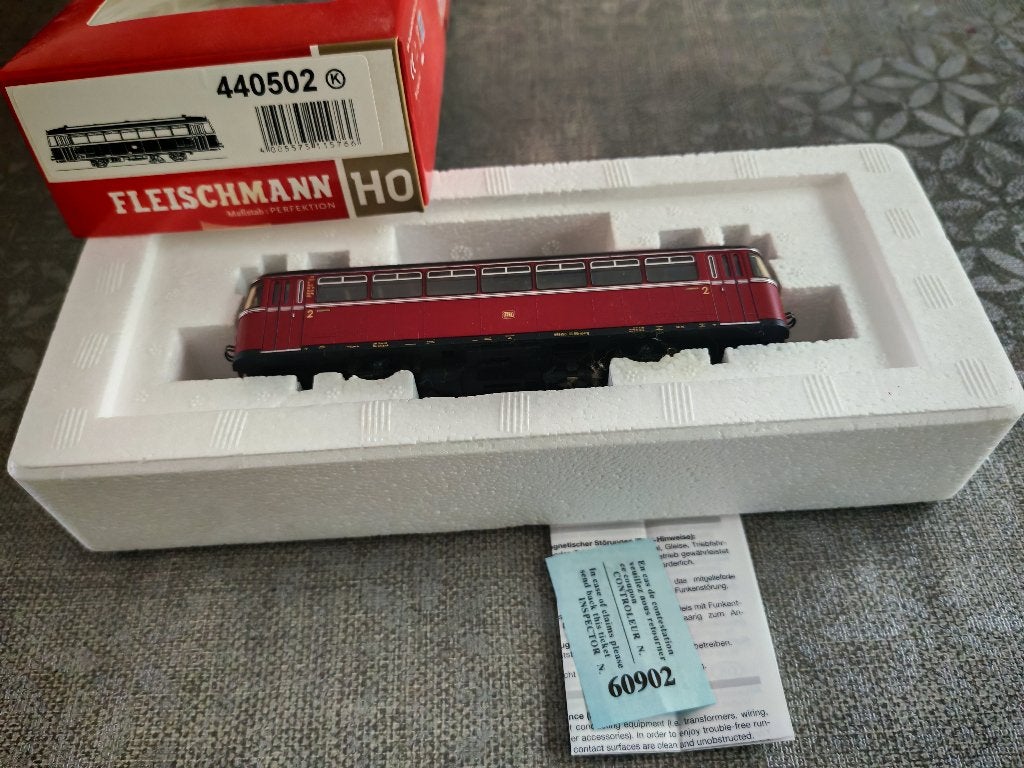 Fleischmann 440502 - Autorail diesel BR 795 DB - HO, Analogique, Enlèvement ou Envoi, Fleischmann, Locomotive