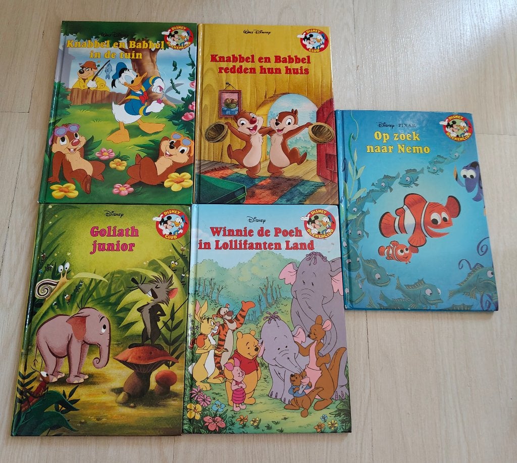 10 x Walt Disney boekenclub boekjes nr. 1, Jongen of Meisje, Ophalen of Verzenden, Zo goed als nieuw, Voorleesboek