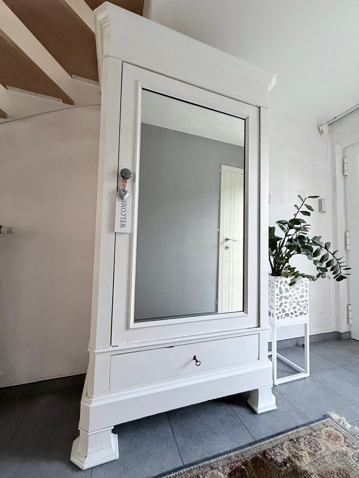 Oude halkast, Ophalen, Gebruikt
